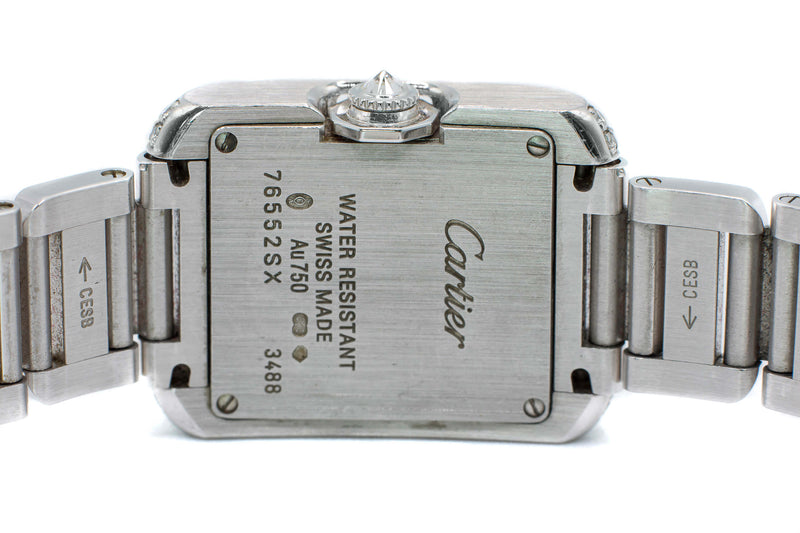 Cartier Tank Anglaise White Gold with Diamonds