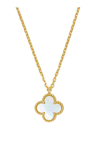 Mother-Of-Pearl and 18K Yellow Gold Sweet Alhambra Pendant